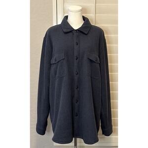 Freedom Foundry Jacket XXL/EED Blue Flannel Sherpa Lined Sweater Shirt Work